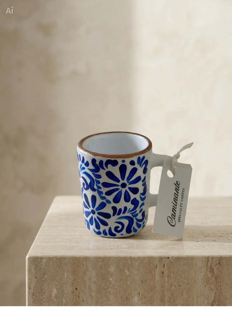Taza Cerámica Cusco Azul